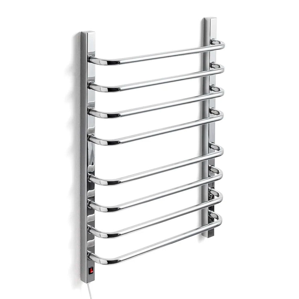 Toalheiro Termico para 2 Toalhas 220V Fio Esquerdo Cromado Flape 46416_0